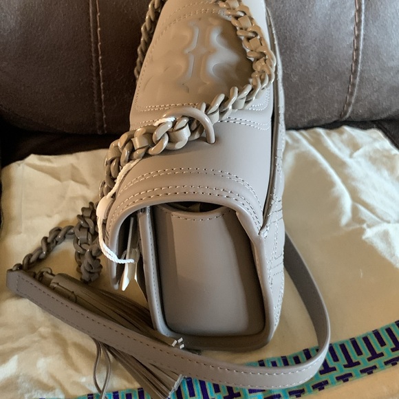 Tory Burch Fleming Matte Small Convertible Shoulder Bag - Picture 13 of 15